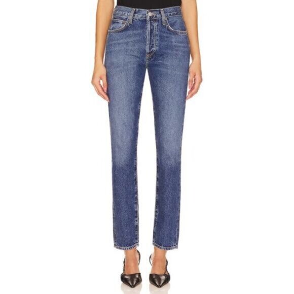 Agolde  Austin Mid Rise Tapered Slim Jeans in Control Size 23 - Picture 1 of 8